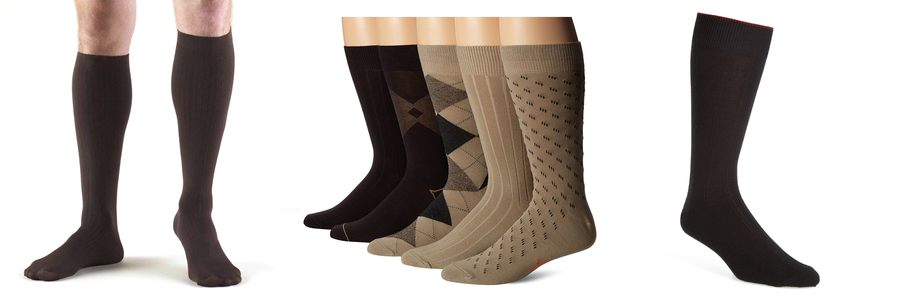 brown socks for men